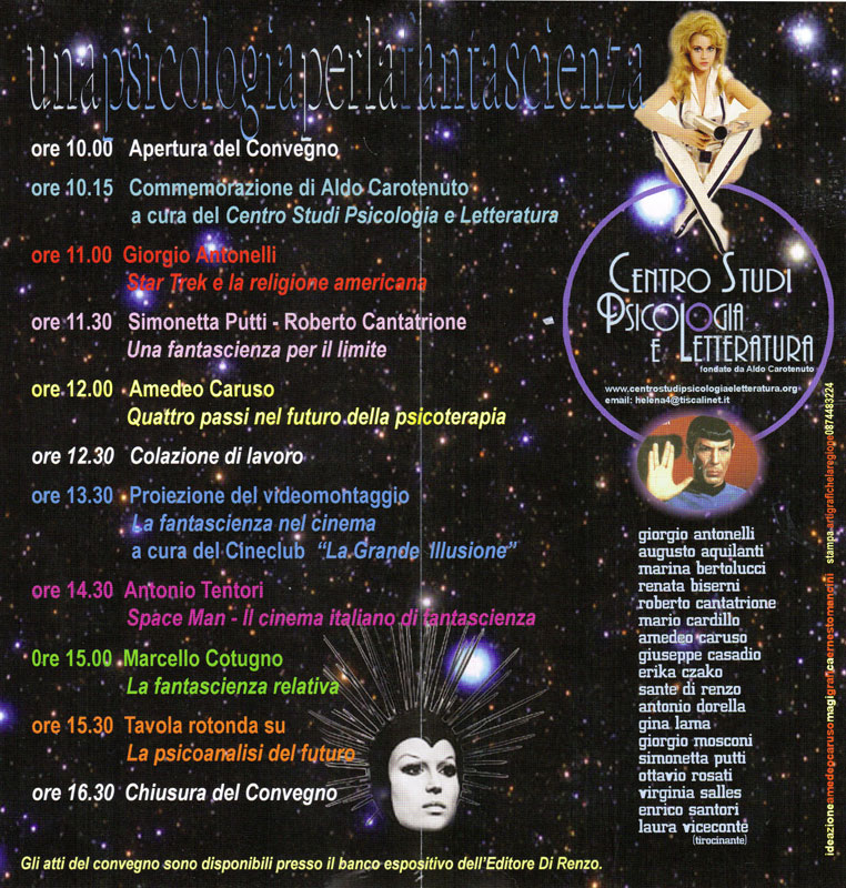 6° Convegno – 2005 – Una psicologia per la fantascienza